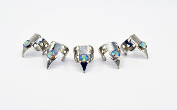 Set of 5 Rhinestone Fetish Claws Sex Toy Product