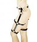 Double Thigh Leather Garter Belt by Axovus Sex Toy Product