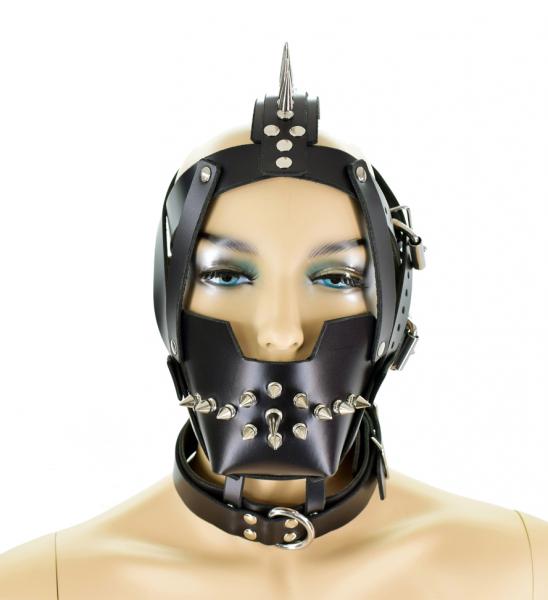 Spike Mohawk Bondage Hood Sex Toy Product