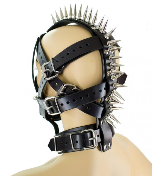 Spike Mohawk Bondage Hood Sex Toy Product