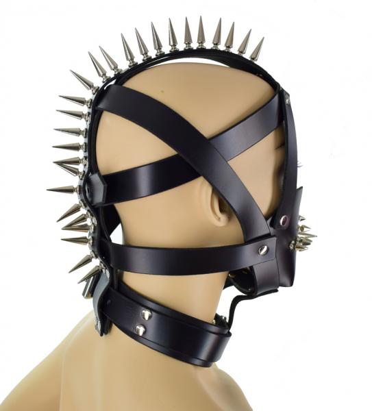 Spike Mohawk Bondage Hood Sex Toy Product