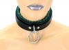 Green Satin Lined Sub Collar Sex Toy Product Image 1