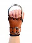 The Multi-Cuff Brown Leather Wrist Suspension Cuffs Sex Toy Product