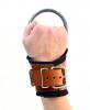The Multi-Cuff Brown Leather Wrist Suspension Cuffs Sex Toy Product Image 4