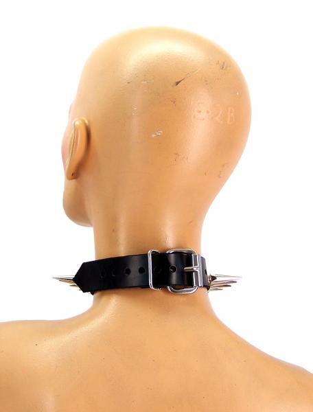 Large Spike Leather Collar Sex Toy Product