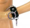 Triple Ring Leather Bondage Bracelet Sex Toy Product Image 1