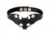 Leather Bat Choker (Large) Sex Toy Product Image 3