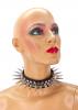 Full Metal Punk Spiked Leather Choker (Large) Sex Toy Product Image 1
