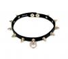 Leather Spiked Loop Choker (Large) Sex Toy Product Image 3