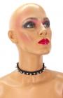 Leather Rhinestone/Spike Choker (Large) Sex Toy Product