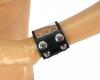 Metal Band Leather Wristband (Large) Sex Toy Product Image 2