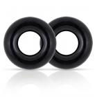 Ultra Thick Cock Rings 2 Pack Black Sex Toy Product