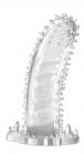 Tickle Textured Sleeve Clear Sex Toy Product