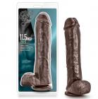 Hard Steel - 11.5 inch Cock - Brown Sex Toy Product