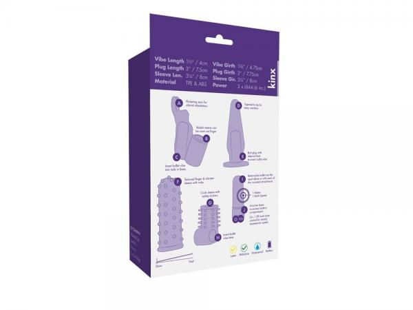 4 Play Couples Kit Bullet Vibe Kinx Sex Toy Product