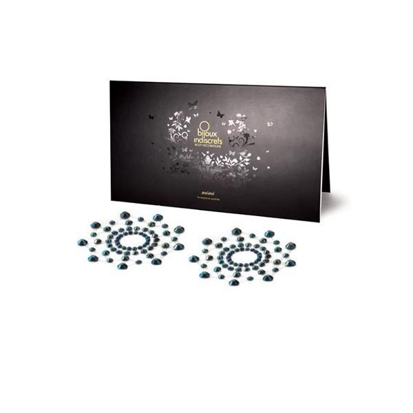 Mimi Metallic Rhinestone Cobalt Blue Pasties Sex Toy Product