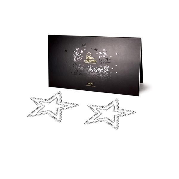 Mimi Star Silver Rhinestone Pasties Sex Toy Product
