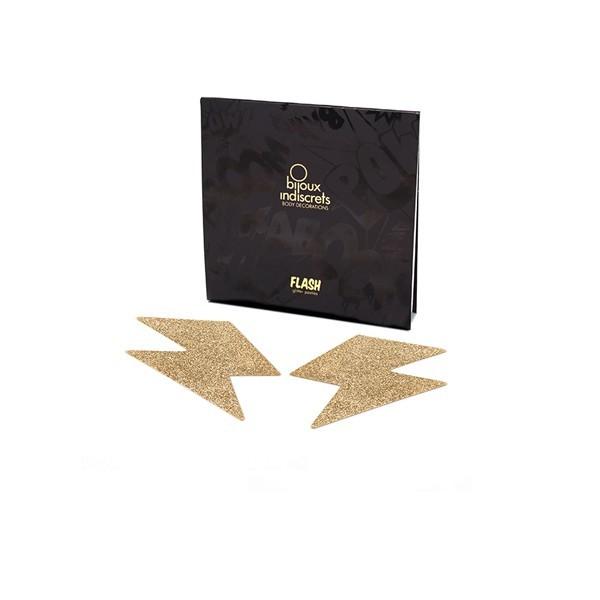 Flash Bolt Gold Pasties Sex Toy Product