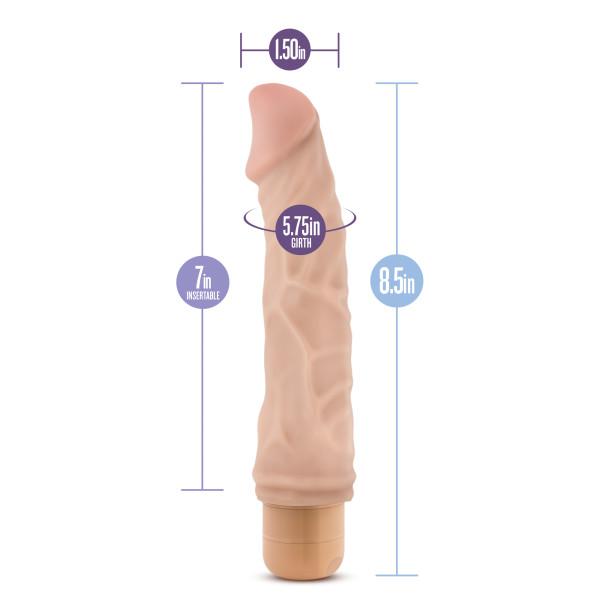 Cock Vibe #6 Vibrating 9 inches Dong Beige Sex Toy Product