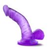 Naturally Yours 4 inches Mini Cock Purple Dildo Sex Toy Product Image 1
