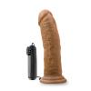 Dr Joe 8 inches Vibrating Cock with Suction Cup Tan Sex Toy Product Image 1