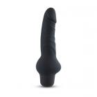 Silicone Willy's Cowboy 6.25 inches Vibrating Dildo Black Sex Toy Product