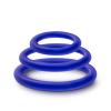 Performance VS4 Pure Premium Silicone Cockring Set Indigo Sex Toy Product Image 1