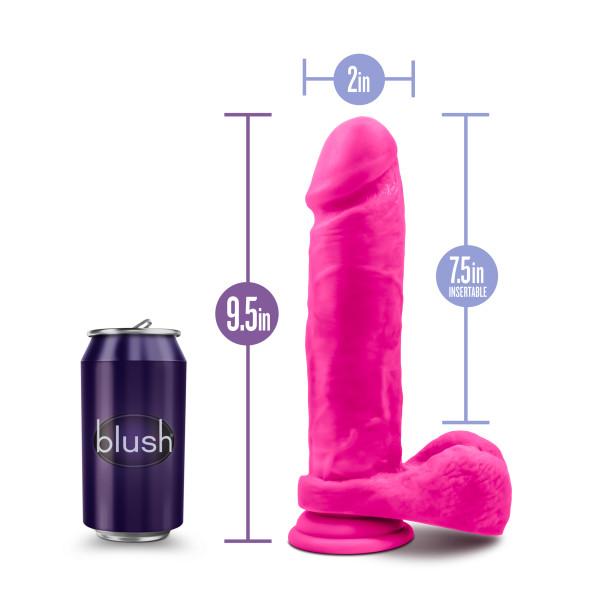 Au Naturel Bold Massive 9 inches Dildo Pink Sex Toy Product
