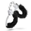 Temptasia Plush Fur Cuffs Black Handcuffs Sex Toy Product Image 4