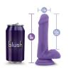 Au Naturel Bold Delight 6 inches Dildo Purple Sex Toy Product Image 4