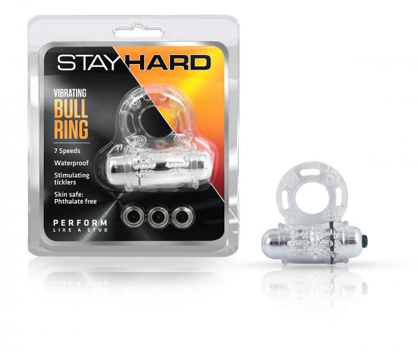 Vibrating Bull Ring Clear Sex Toy Product