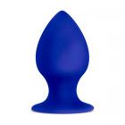 Luxe Rump Rimmer Medium Blue Butt Plug Sex Toy Product