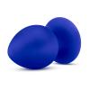 Luxe Rump Rimmer Medium Blue Butt Plug Sex Toy Product Image 2