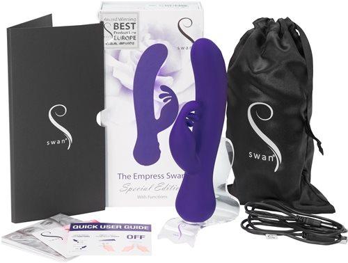 The Empress Swan Vibrator Purple Sex Toy Product
