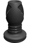 Platinum Silicone The Stretch Silicone Anal Plug Medium - Black Sex Toy Product