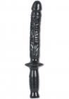 The Manhandler Black Dildo Baton Handle Sex Toy Product