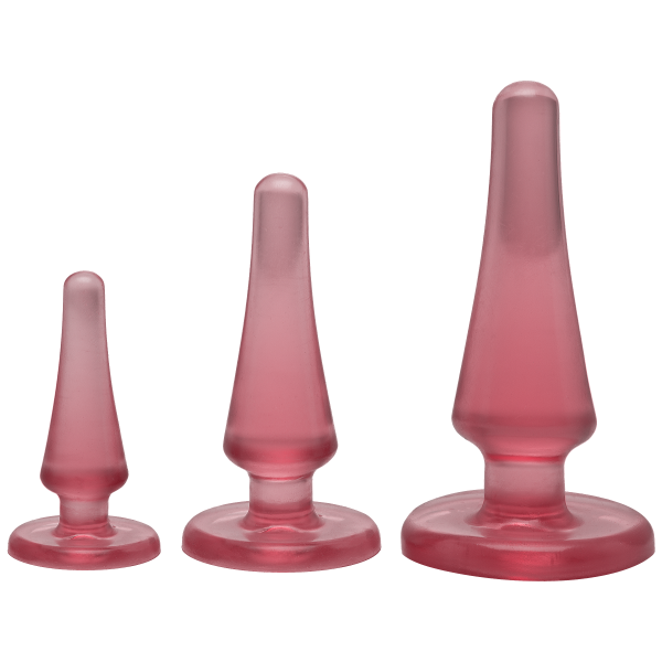 Crystal Jellies Anal Trainer Kit Pink Sex Toy Product
