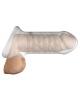 Optimale Extender With Ball Strap Thick Clear Sex Toy Product Image 4