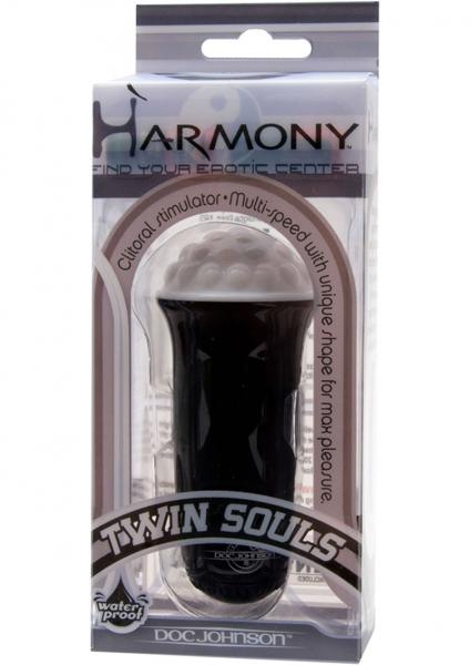 Harmony Twin Souls Yin Vibrator Waterproof 3.5 Inch Black Sex Toy Product