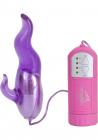 Devilish Desires Flame Shaped Vibrator With Remote Waterproof Purple Sex Toy Product