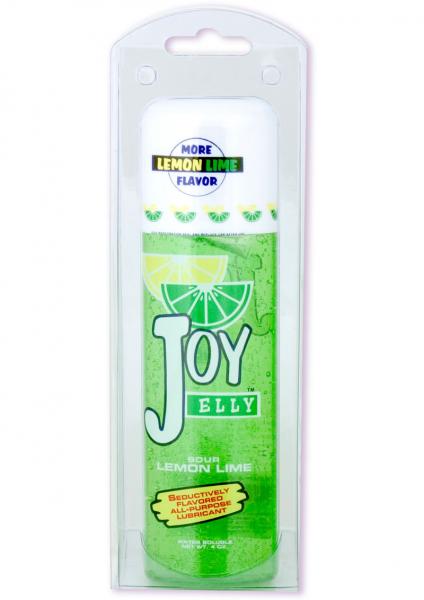 Joy Jelly Flavored Water Based Lubricant Lemon Lime 4 Ounce Sex Toy Product
