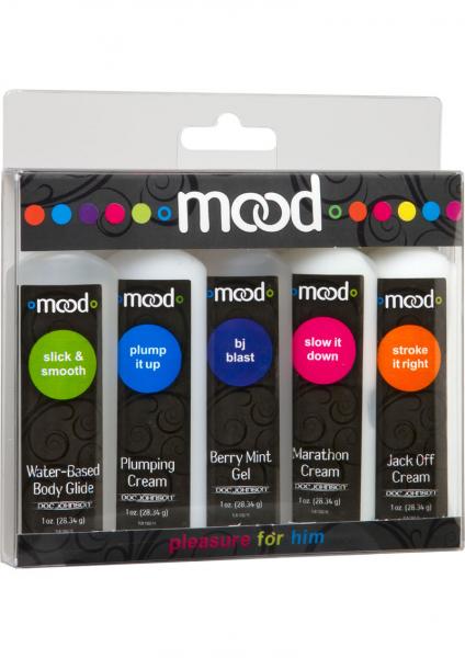 Mood Pleasure For Him 5 Pack 1 oz Bottles Sex Toy Product