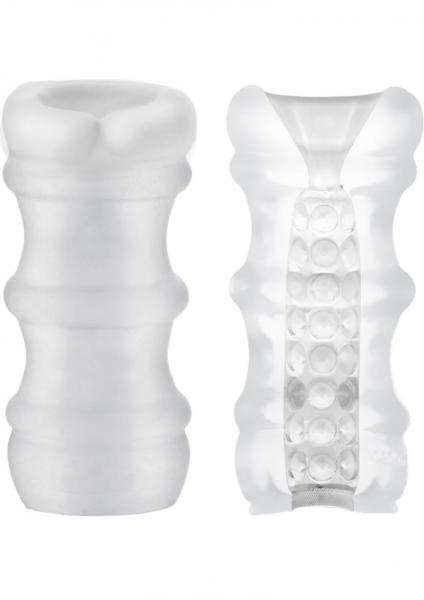 Mood Pleaser Massage Beads Masturbator White Sex Toy Product