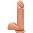 The D Perfect D 7 inches Dildo with Balls Vanilla Beige Sex Toy Product