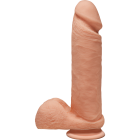 The D Perfect D 8 inches Dildo with Balls Vanilla Beige Sex Toy Product