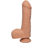 The D Uncut D 7" With Balls Firmskyn - Beige Sex Toy Product