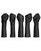 Fist F*cker Closed Fist Dual Density Silicone Black Sex Toy Product Image 3
