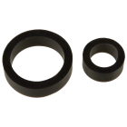 Titanmen Silicone C Rings Black 2 Pack Sex Toy Product