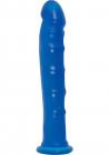 Jelly Jewels Dong With Suction Cup 8 Inch - Blue	 Sex Toy Product