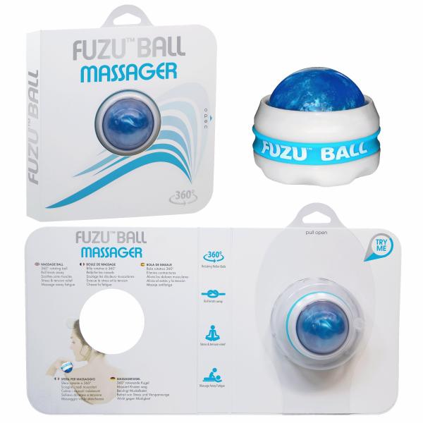 Fuzu Ball Massager Neon Blue Sex Toy Product